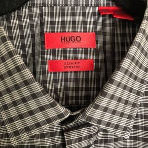 NWT Hugo Boss Slim Fit Stretch Men’s Dress Shirt
